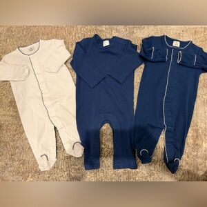Navy and White Kids One Piece Set